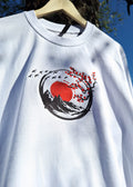 Pulover z japonskim motivom